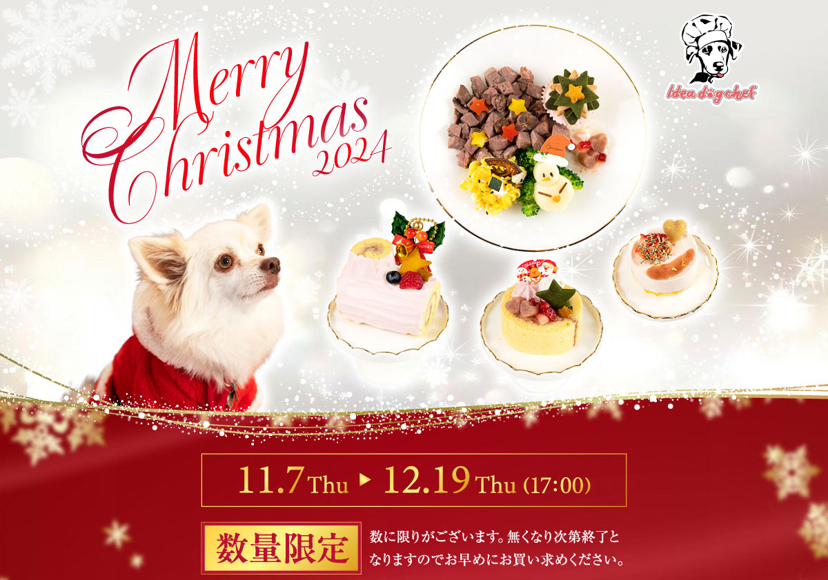 イデアドッグシェフのクリスマス犬用