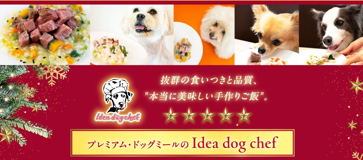 イデアドッグシェフのクリスマス犬用