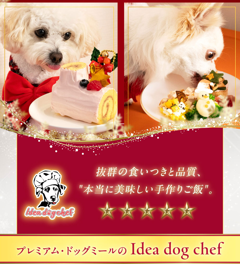 イデアドッグシェフのクリスマス犬用